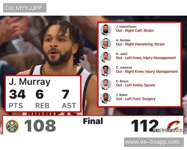 今日掘金迎战老鹰穆雷缺阵戈登布劳恩布朗三人状态回暖能否助力球队取胜